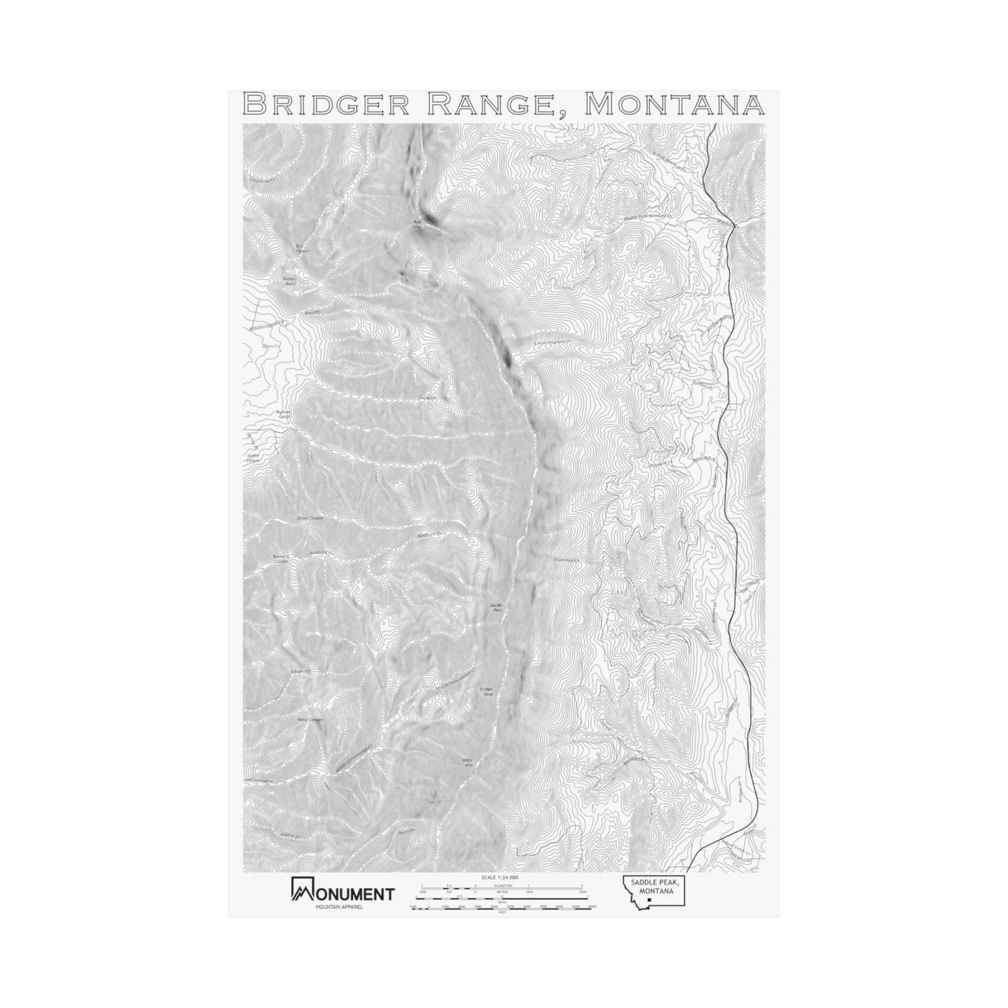 Bridger Range, Montana Posters
